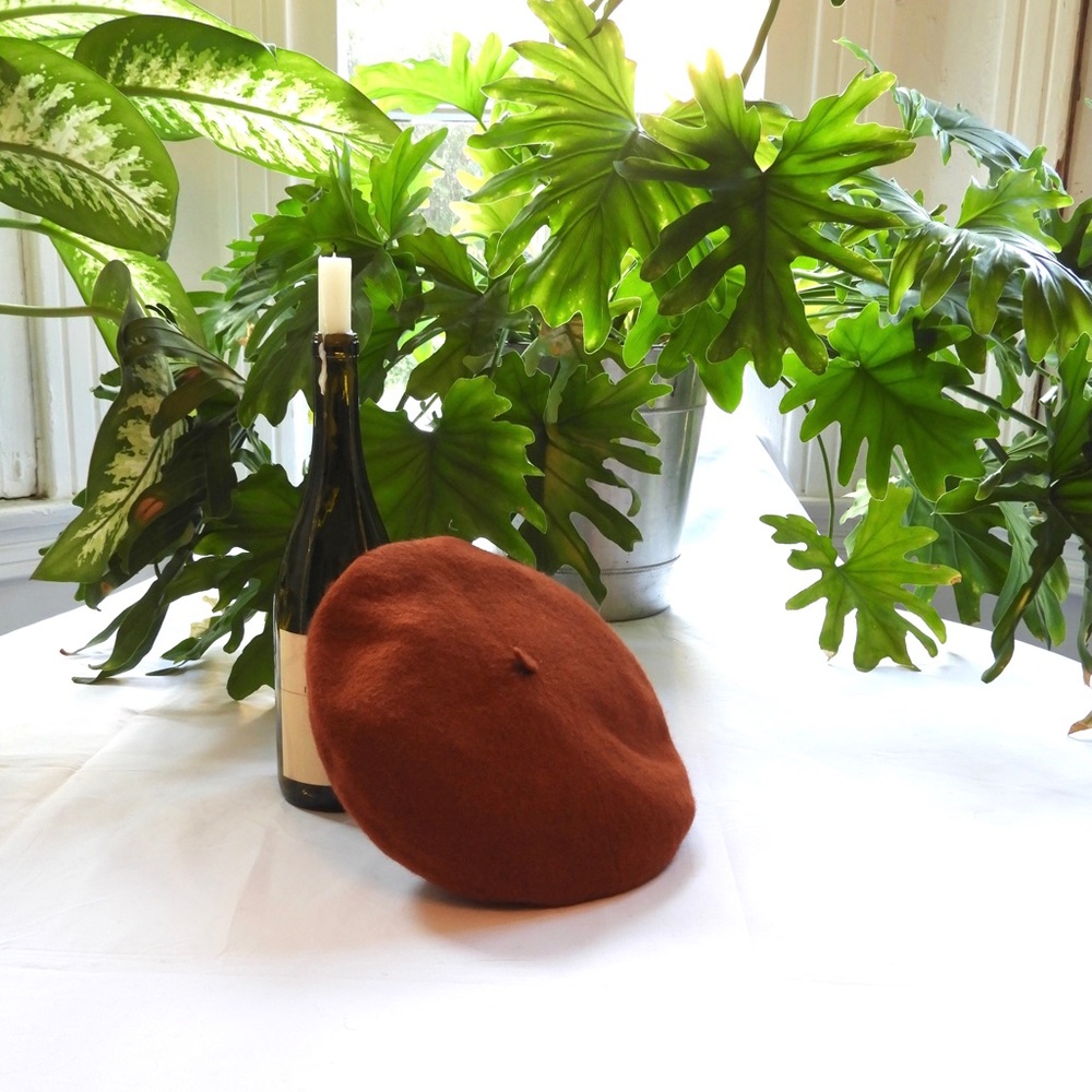 burnt orange beret